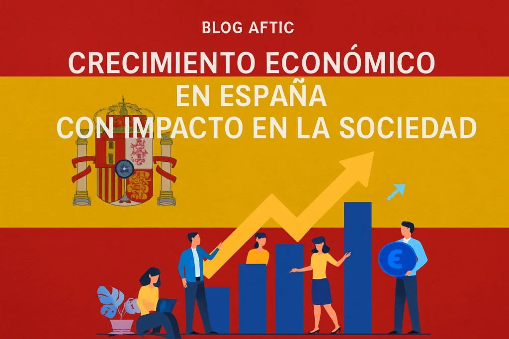 crecimiento económico en España con impacto en la sociedad