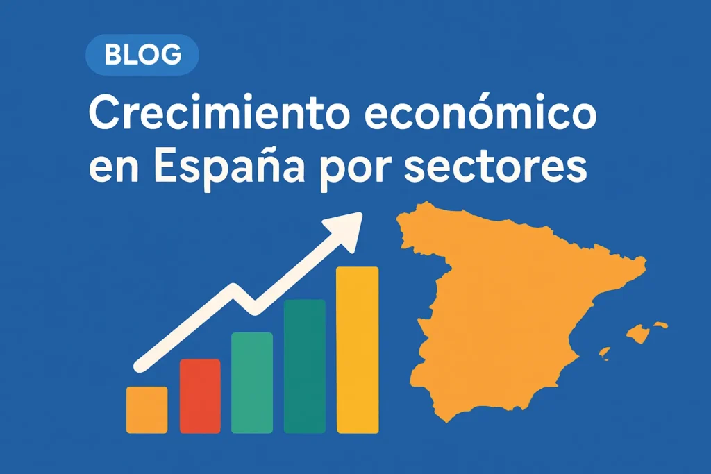 crecimiento económico en España por sectores