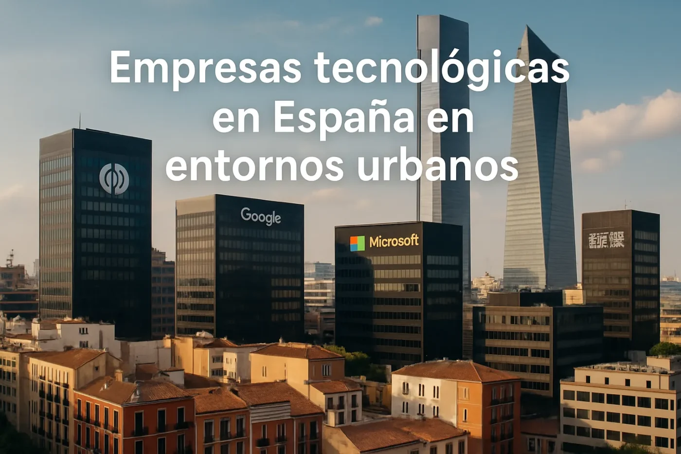 empresas tecnológicas en España en entornos urbanos