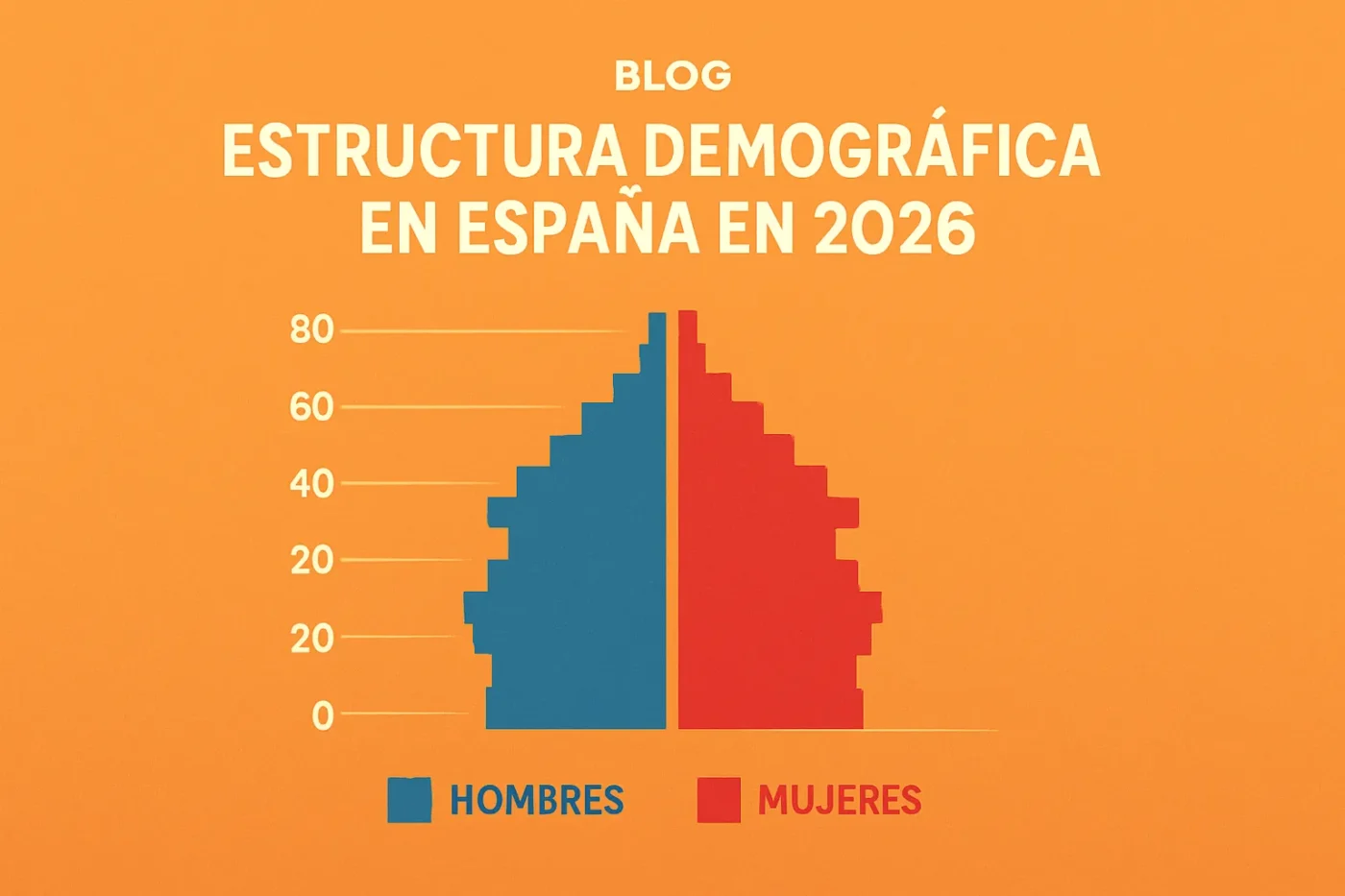 estructura-demografica-en-Espana-en-2026 - Spain News 24h estructura demográfica en España en 2026