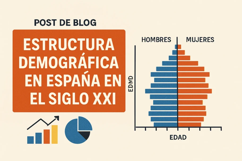estructura demográfica en España en el siglo XXI