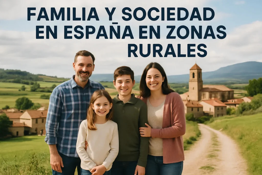 familia y sociedad en España en zonas rurales