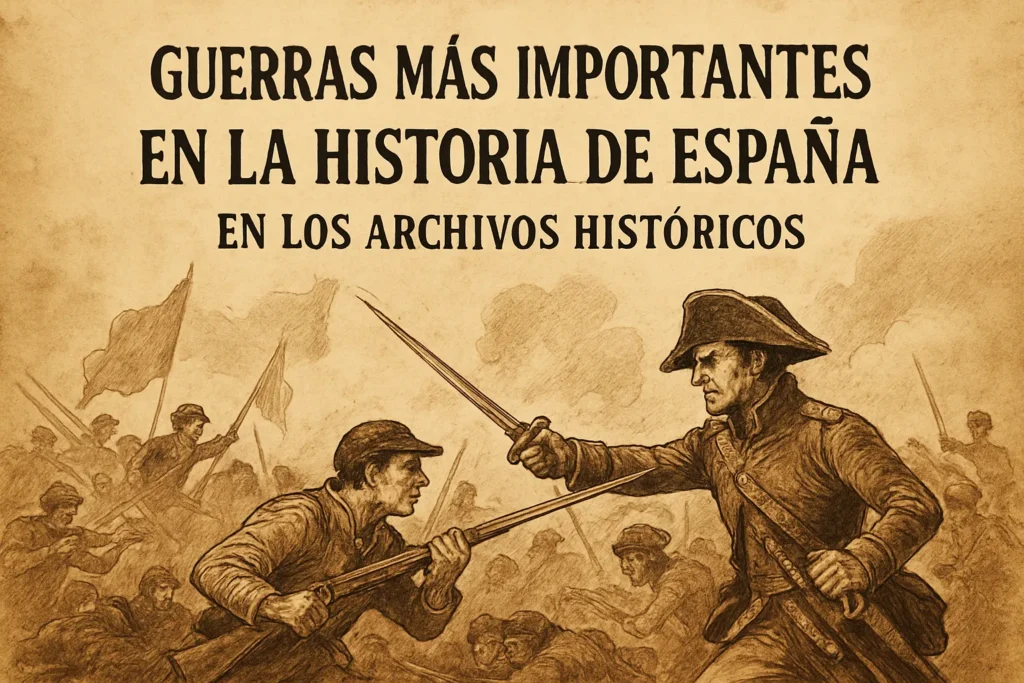 guerras más importantes en la historia de España en los archivos históricos