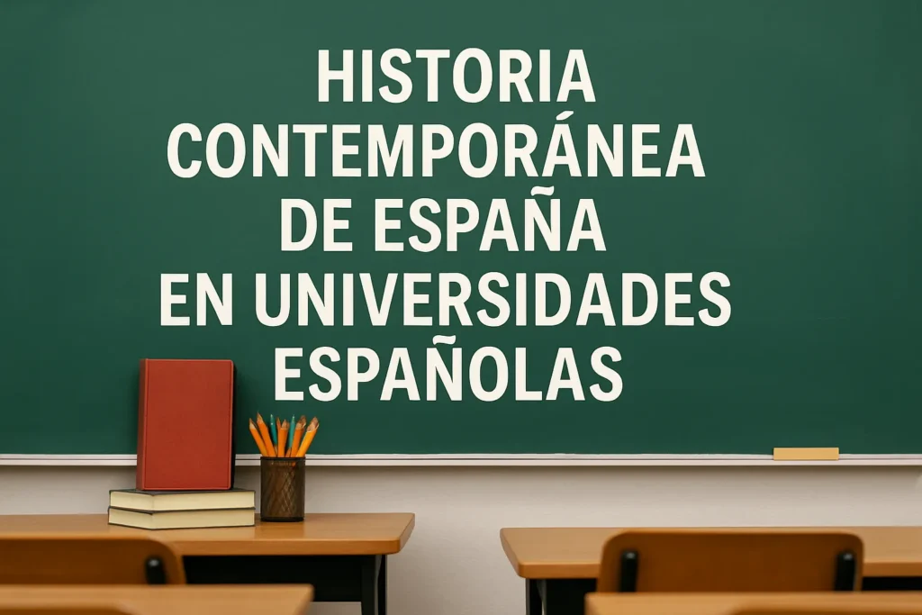 historia contemporánea de España en universidades españolas
