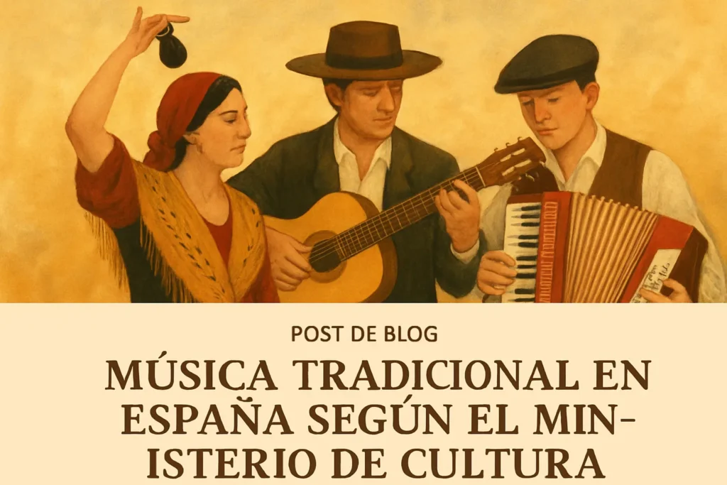 música tradicional en España según el Ministerio de Cultura