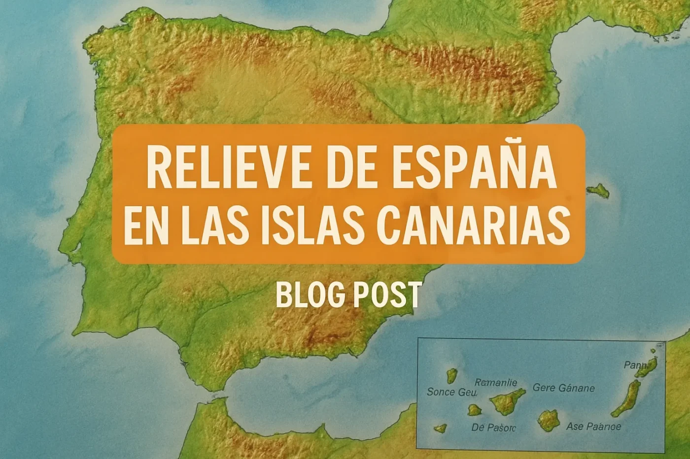 relieve-de-Espana-en-las-Islas-Canarias - Spain News 24h relieve de España en las Islas Canarias