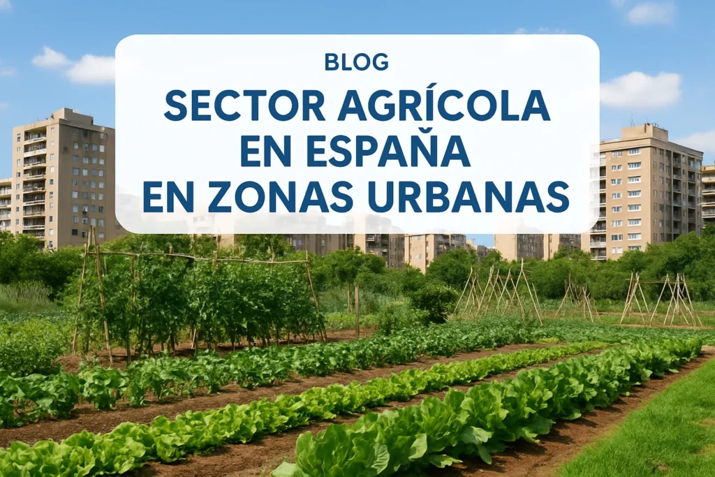 sector agrícola en España en zonas urbanas
