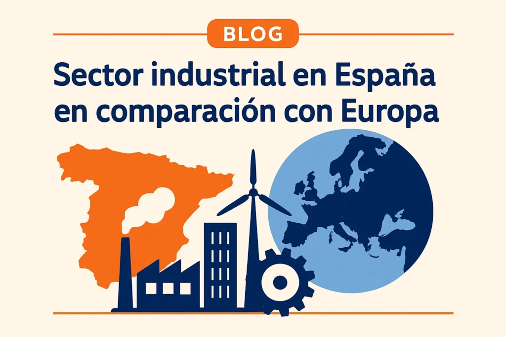 sector industrial en España en comparación con Europa
