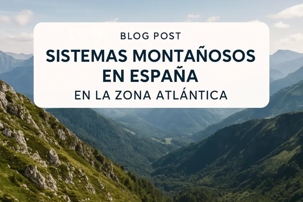 sistemas montañosos en España en la zona atlántica
