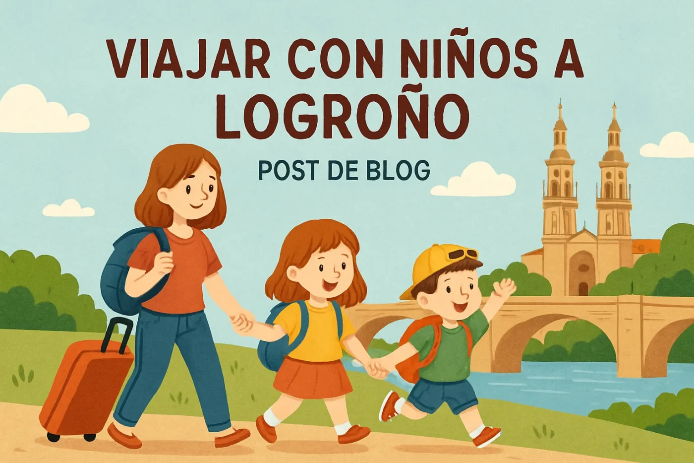 viajar con niños a Logroño