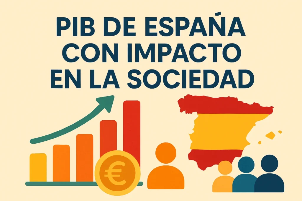 PIB de España con impacto en la sociedad
