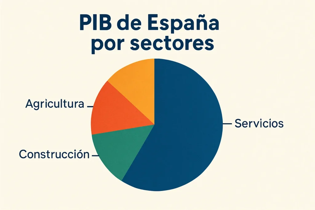 PIB de España por sectores