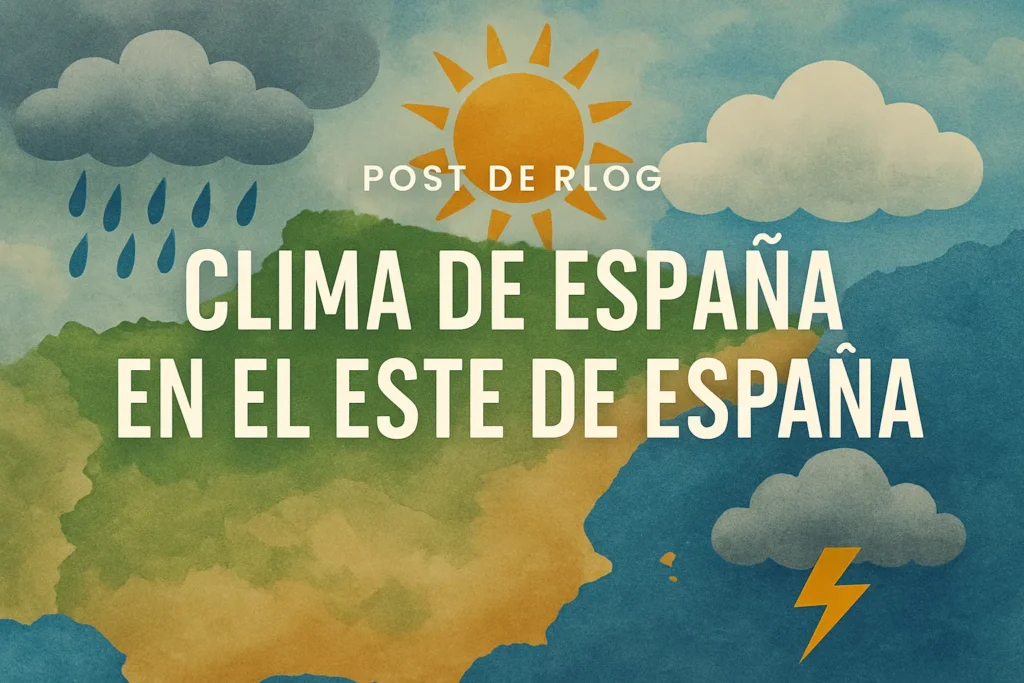 clima de España en el este de España