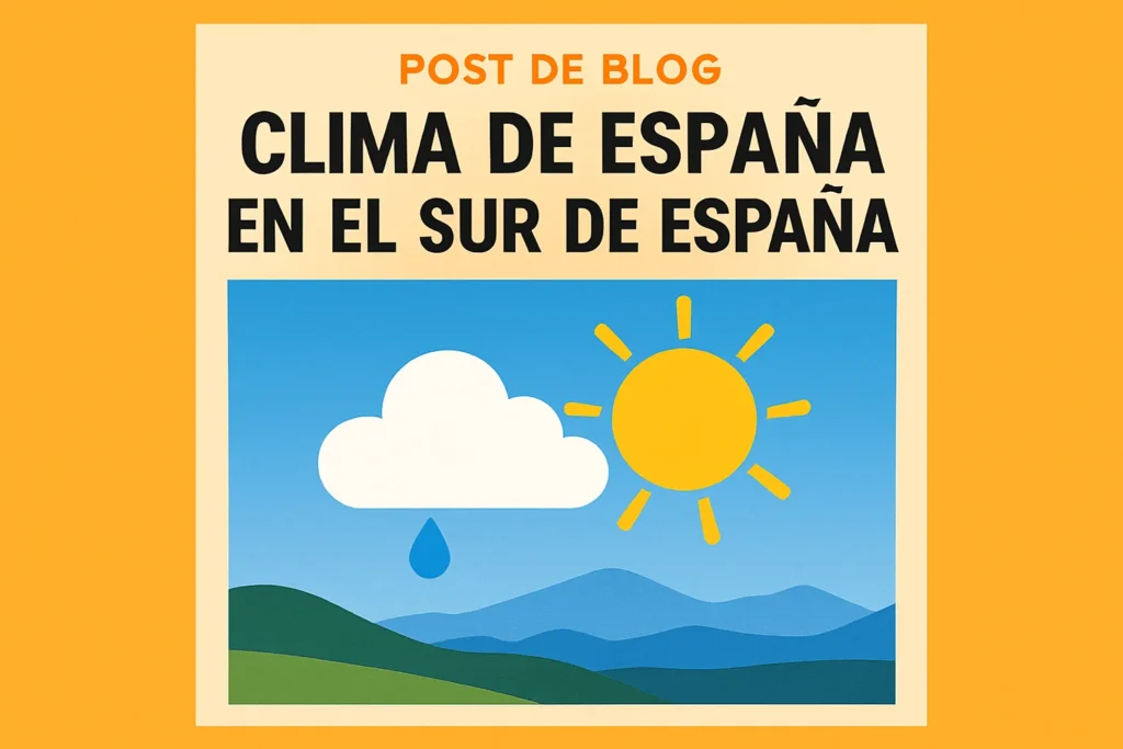 clima de España en el sur de España