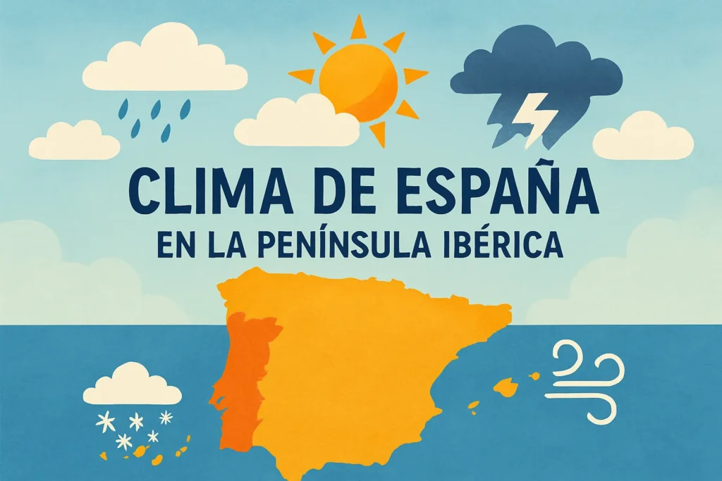 clima de España en la Península Ibérica