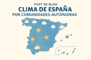 clima de España por comunidades autónomas