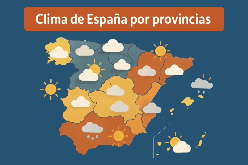 clima de España por provincias