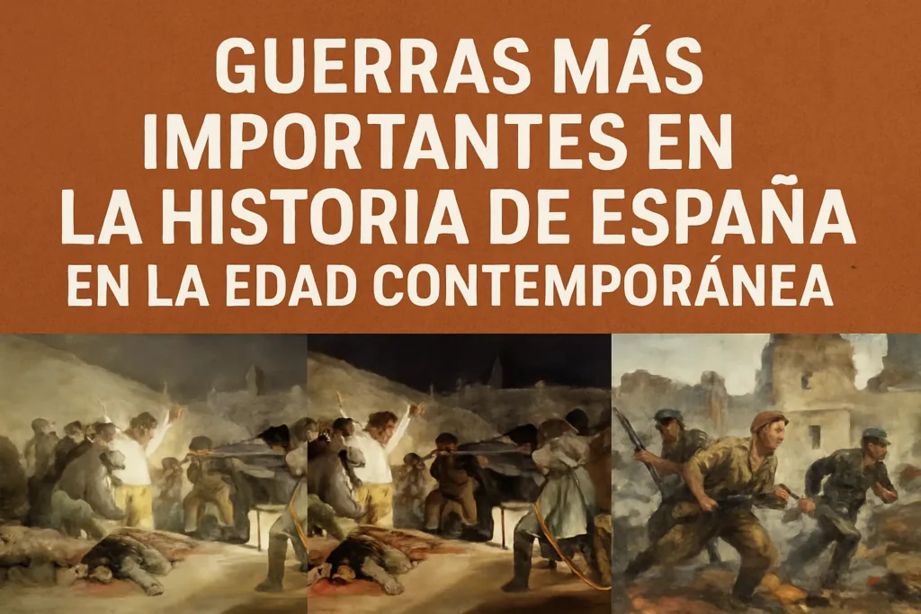 guerras más importantes en la historia de España en la Edad Contemporánea
