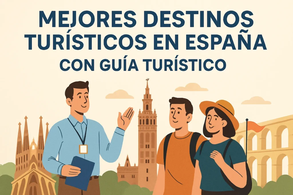 mejores destinos turísticos en España con guía turístico