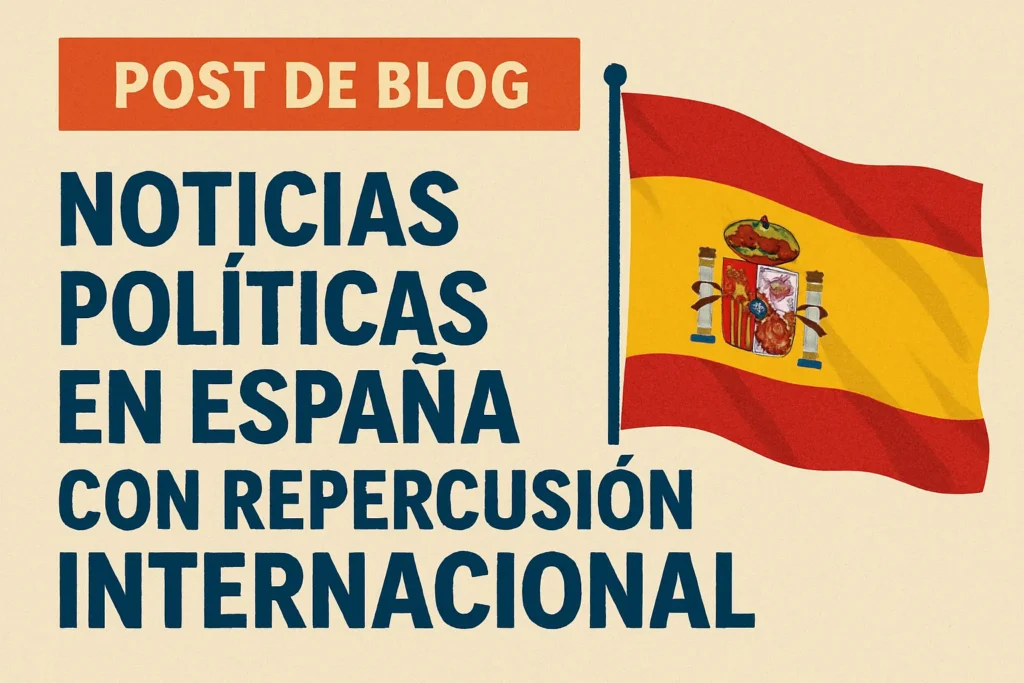 noticias políticas en España con repercusión internacional
