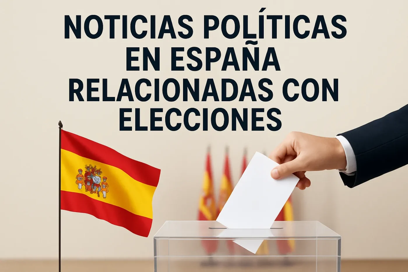 noticias políticas en España relacionadas con elecciones