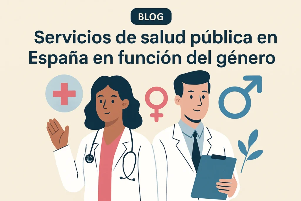 servicios de salud pública en España en función del género