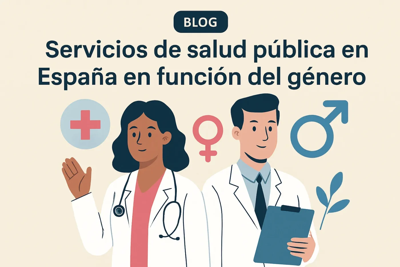 servicios de salud pública en España en función del género