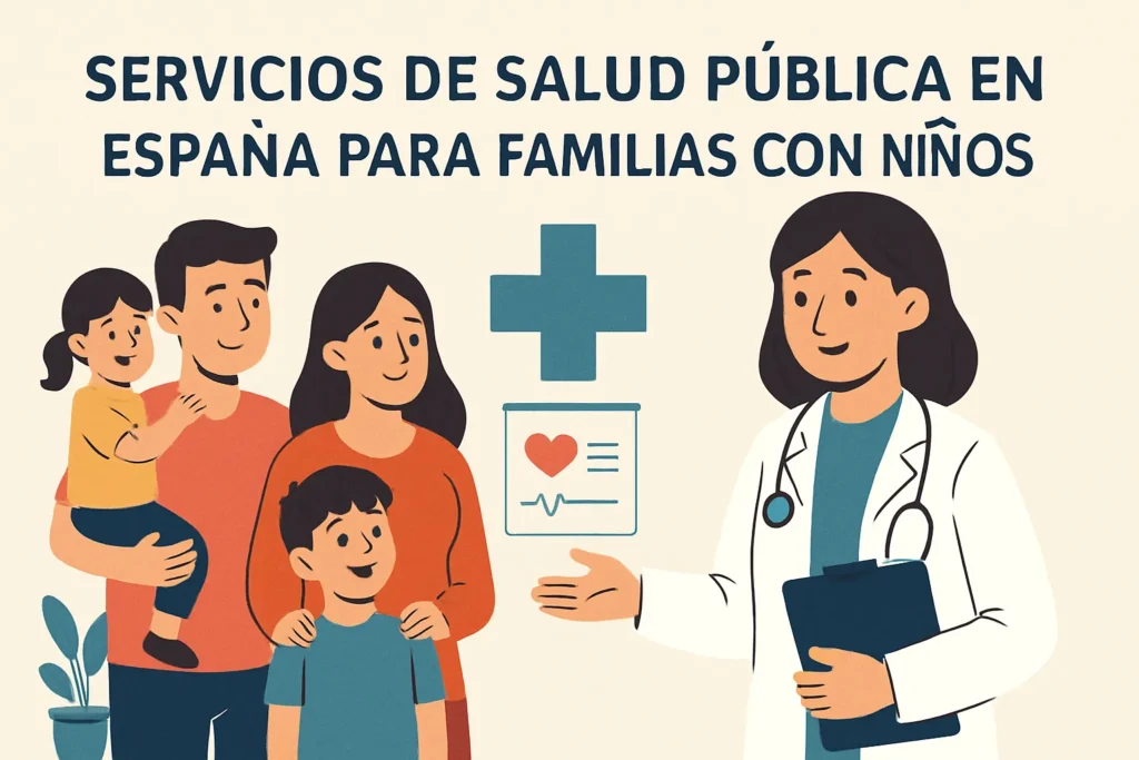 servicios de salud pública en España para familias con niños