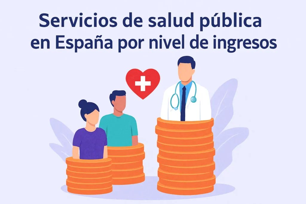 servicios de salud pública en España por nivel de ingresos