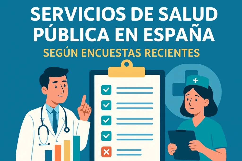 servicios de salud pública en España según encuestas recientes