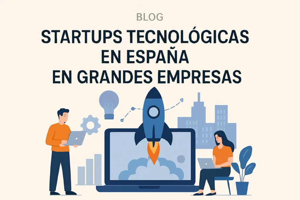 startups tecnológicas en España en grandes empresas