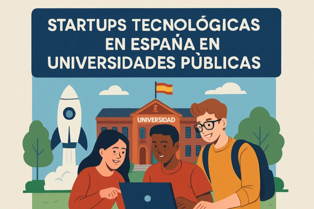 startups tecnológicas en España en universidades públicas