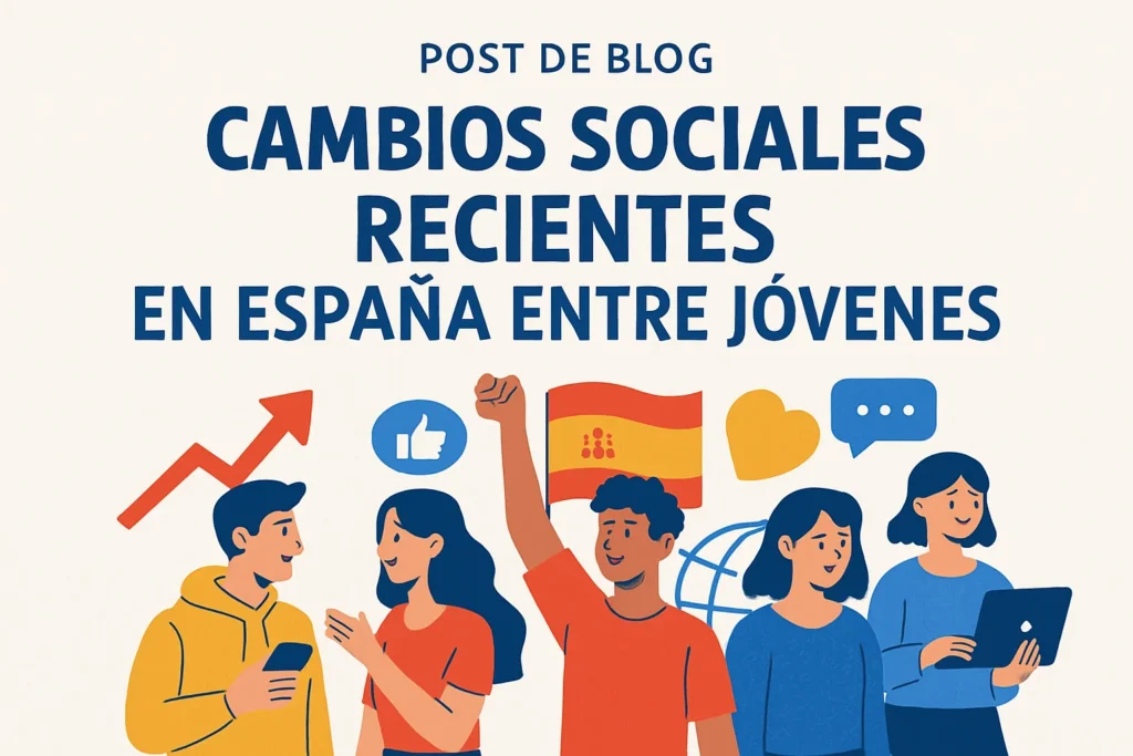 cambios sociales recientes en España entre jóvenes