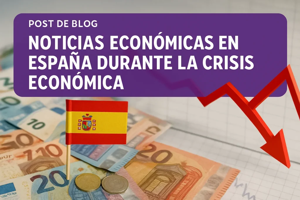 noticias económicas en España durante la crisis económica