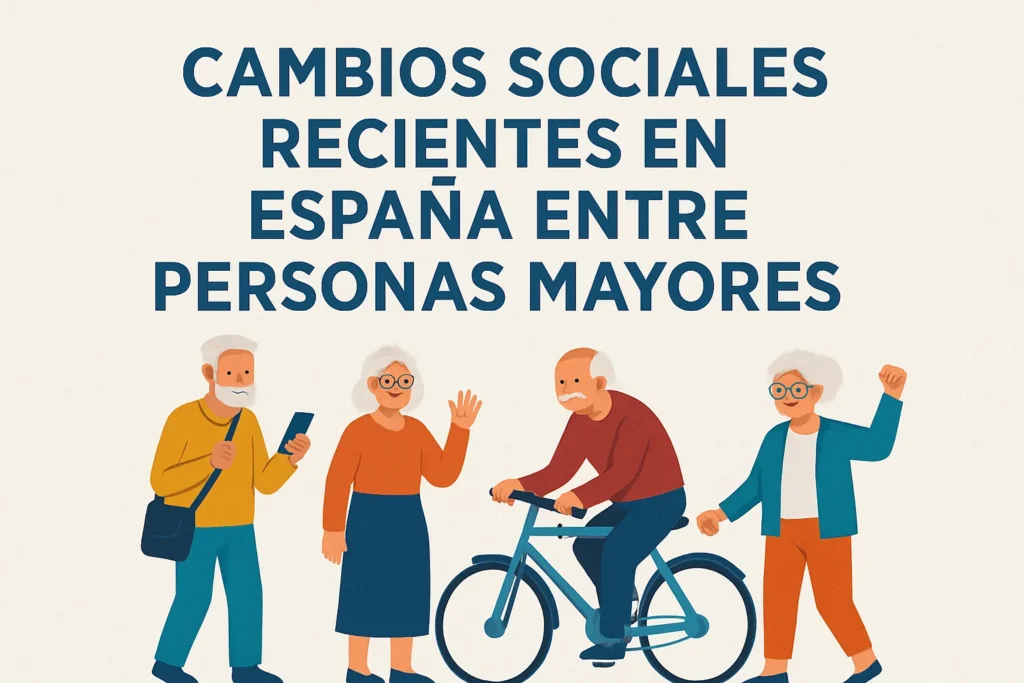 cambios sociales recientes en España entre personas mayores