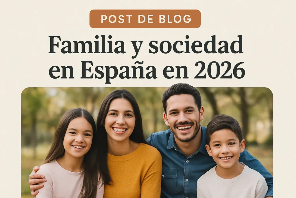 familia y sociedad en España en 2026