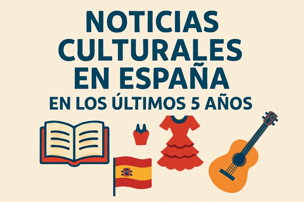 noticias culturales en España en los últimos 5 años