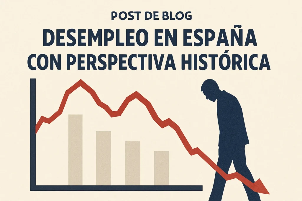 desempleo en España con perspectiva histórica