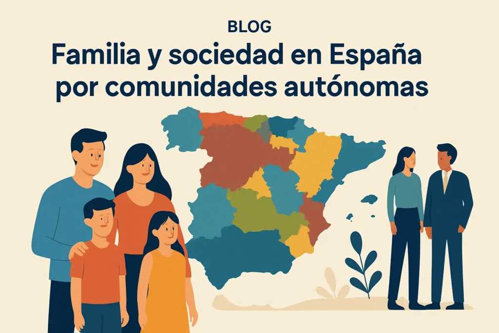familia y sociedad en España por comunidades autónomas