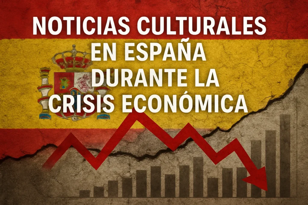 noticias culturales en España durante la crisis económica