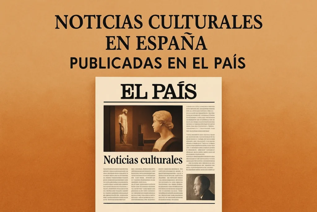 noticias culturales en España publicadas en El País