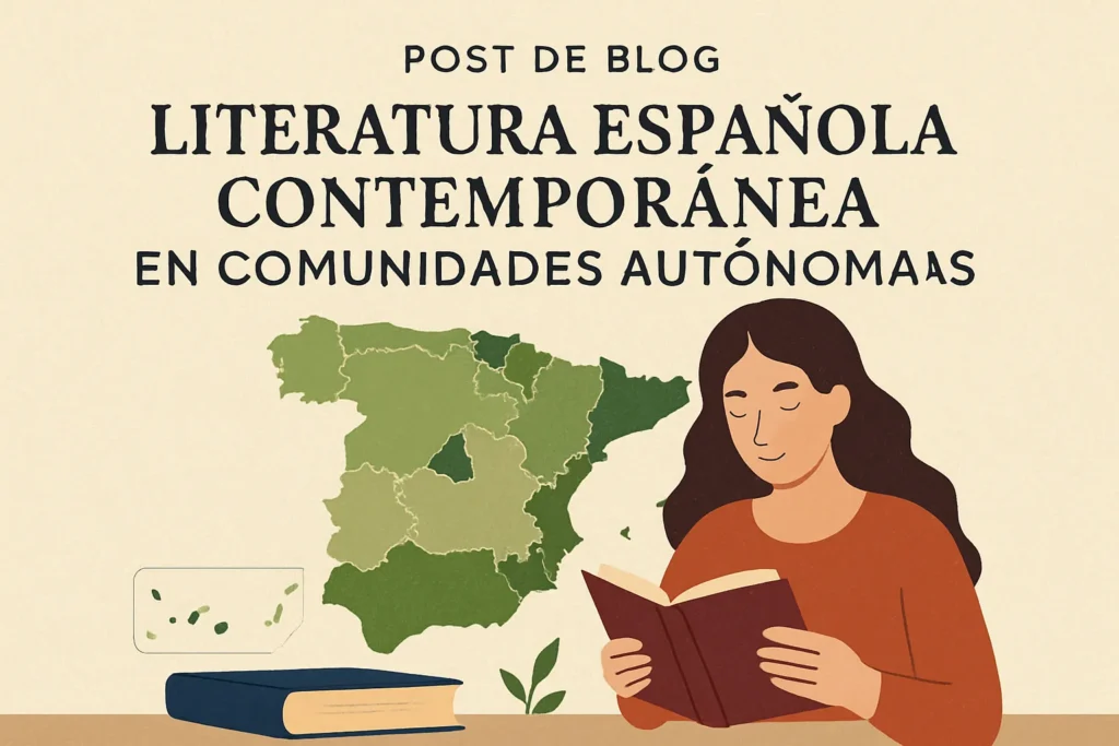 literatura española contemporánea en comunidades autónomas