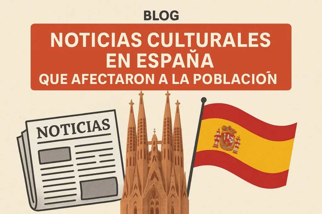 noticias culturales en España que afectaron a la población