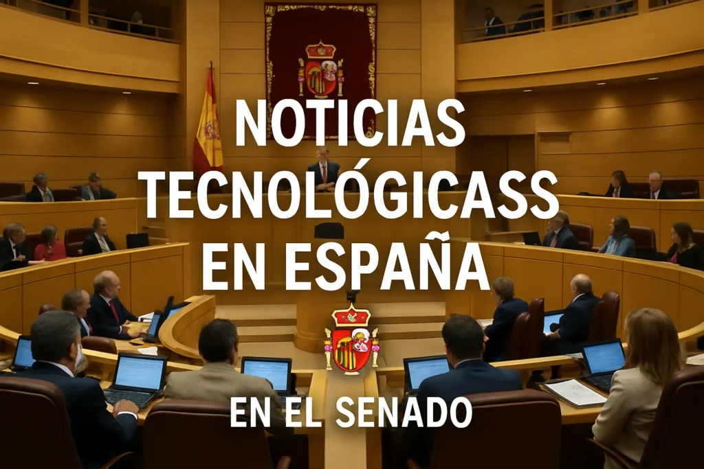 noticias tecnológicas en España en el Senado