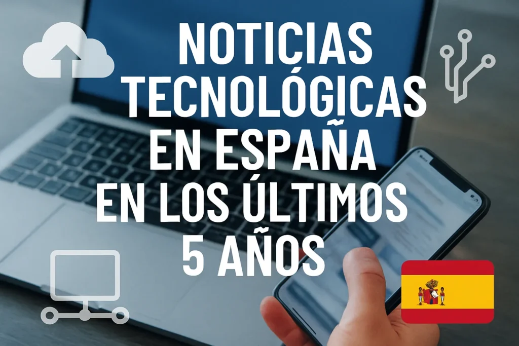 noticias tecnológicas en España en los últimos 5 años