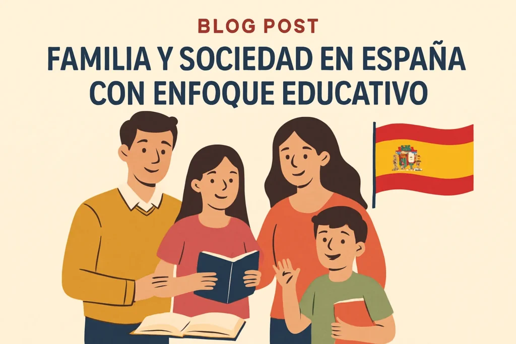familia y sociedad en España con enfoque educativo