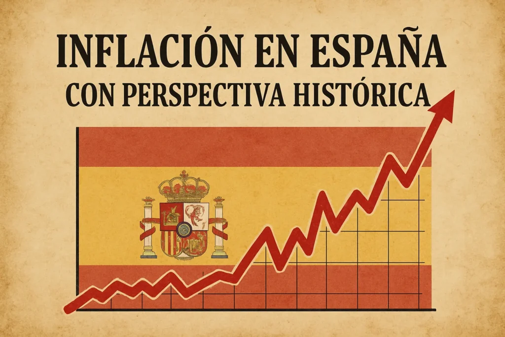 inflación en España con perspectiva histórica