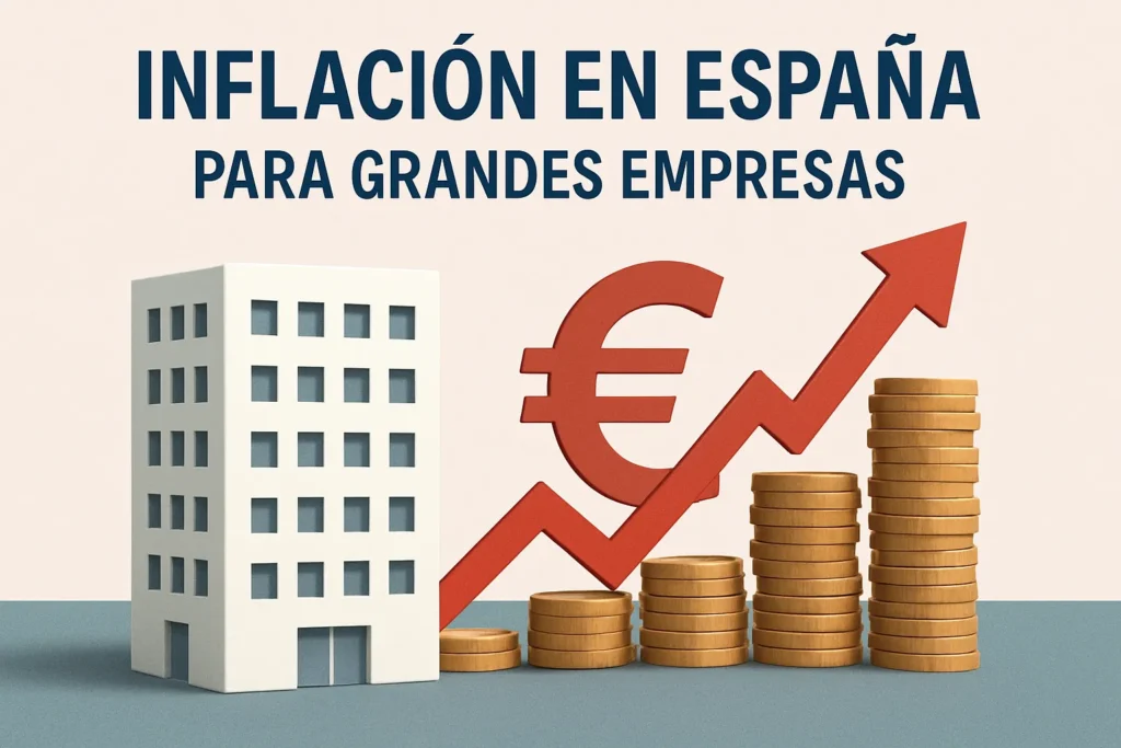 inflación en España para grandes empresas