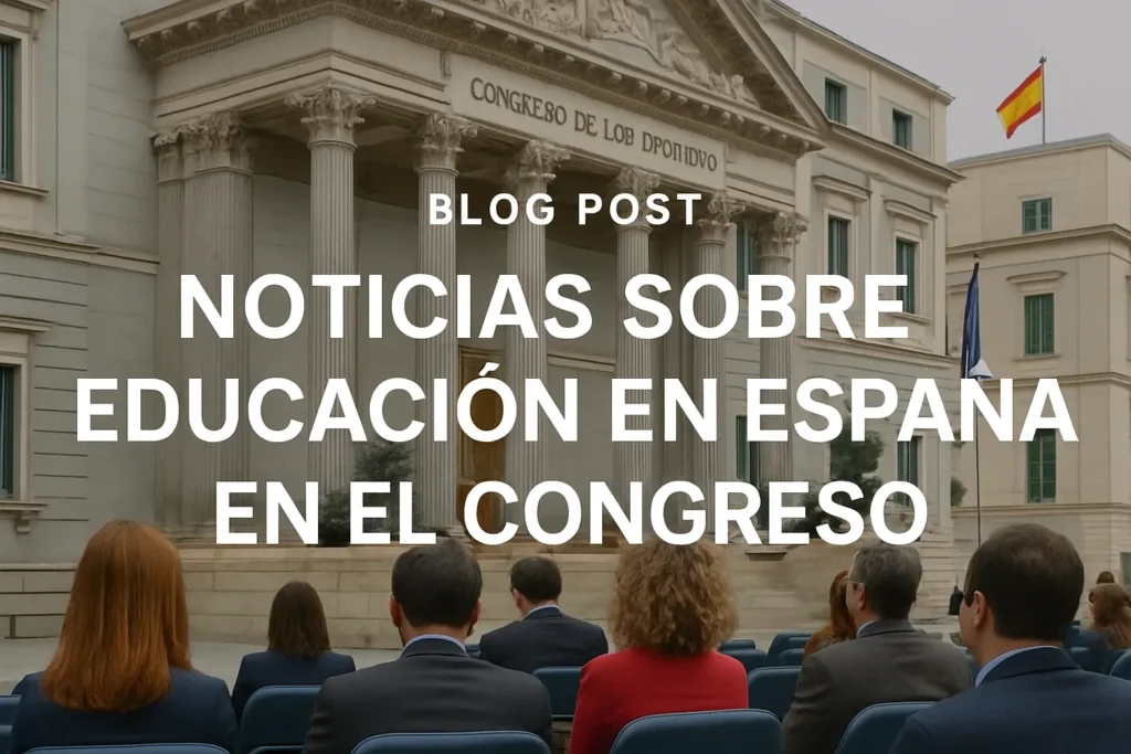 noticias sobre educación en España en el Congreso
