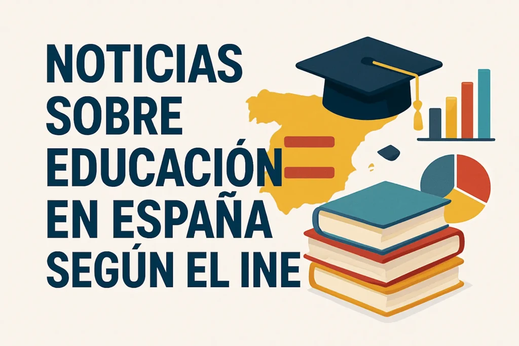 noticias sobre educación en España según el INE